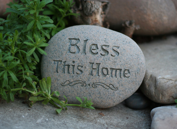 Bless this Home - Garden stone - Housewarming gift - Ready to ship