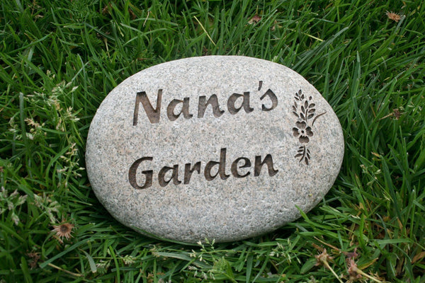 Custom Engraved Garden Stone