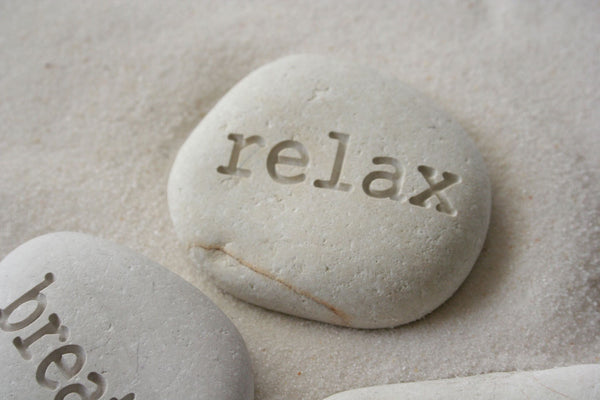 Personalized Beach Pebbles - Engraved Inspirational Stone Trio - Engraved beach stones by SJ-Engraving