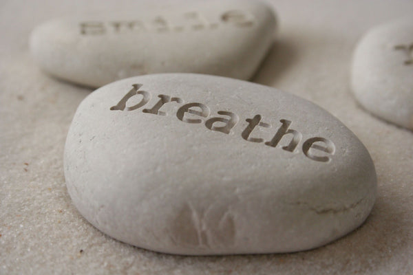 Personalized Beach Pebbles - Engraved Inspirational Stone Trio - Engraved beach stones by SJ-Engraving