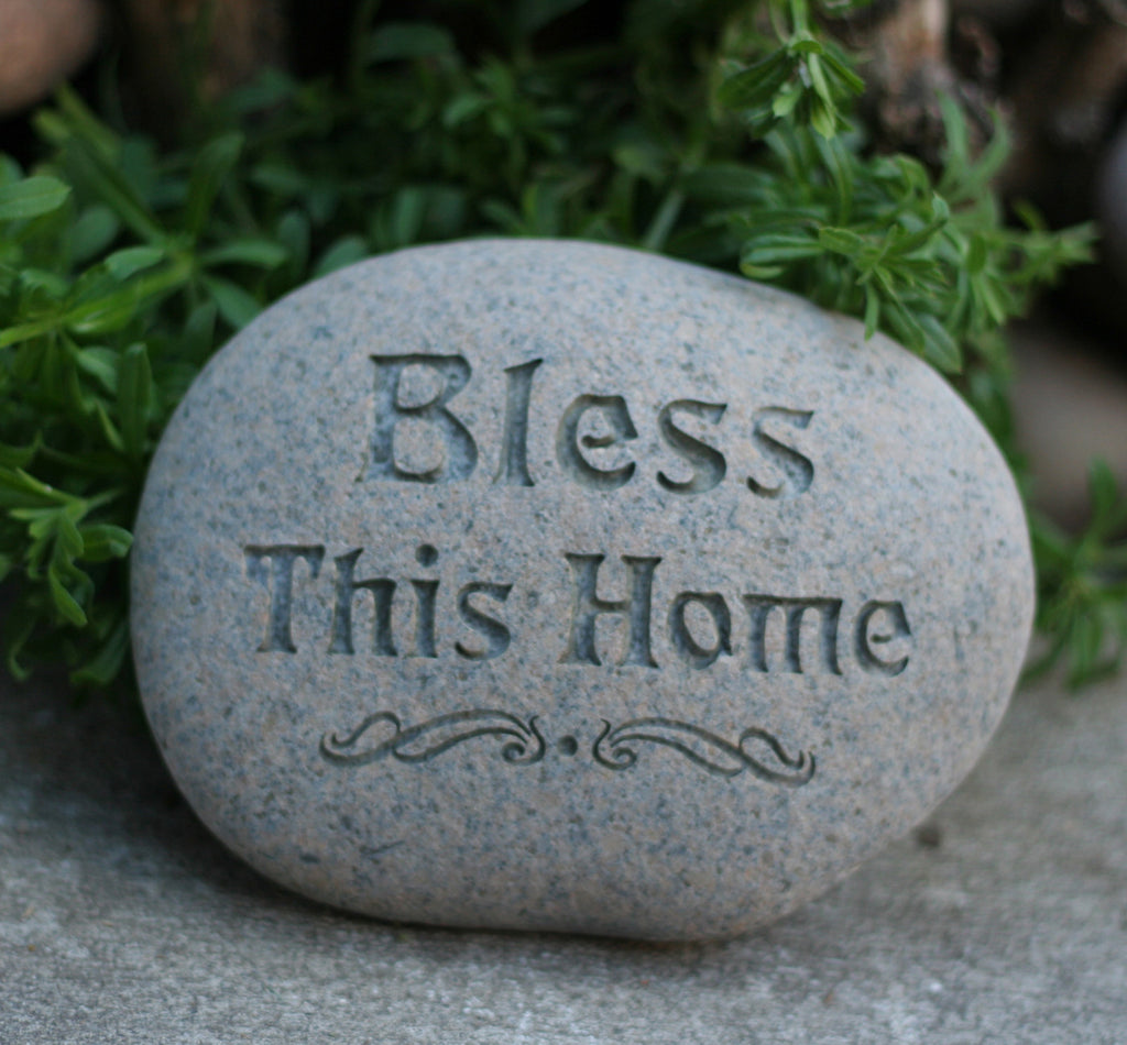 Bless this Home - Garden stone - Housewarming gift - Ready to ship