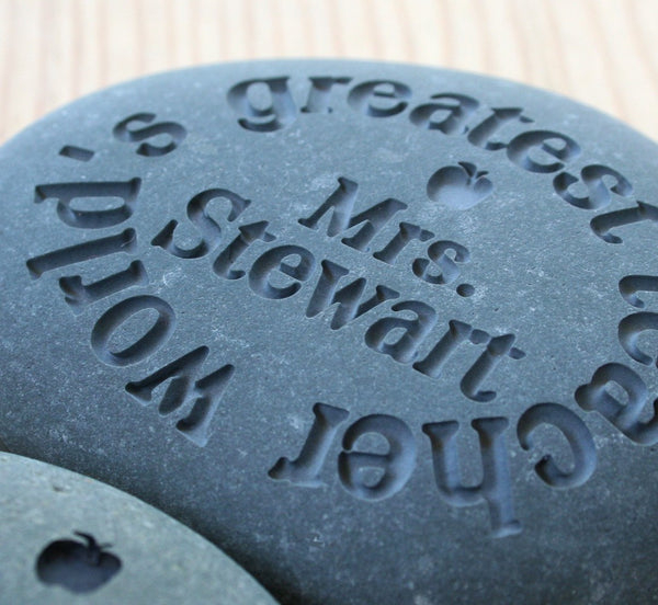 Teacher Rocks - Appreciation for Teachers - Custom Stone Engraving