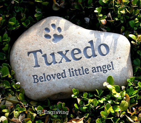 pet memorial garden stone