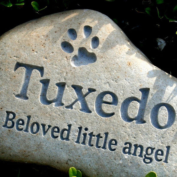 Custom Engraved Pet Memorial Stone by SJ-Engraving