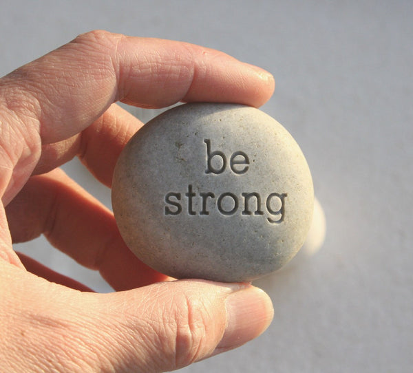 Message stones - custom text engraved on beach stones by SJ-Engraving