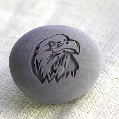 Eagle - Home Decor paperweight collections - Ready to Ship - engraved stone by SJ-Engraving