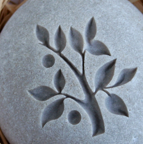 TREE OF LIFE - Double sided engraved wedding stone - Wedding gift - Home decor