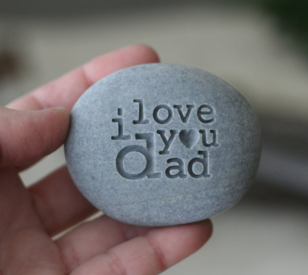Engraved i love you dad - exclusive design by SJ-Engraving