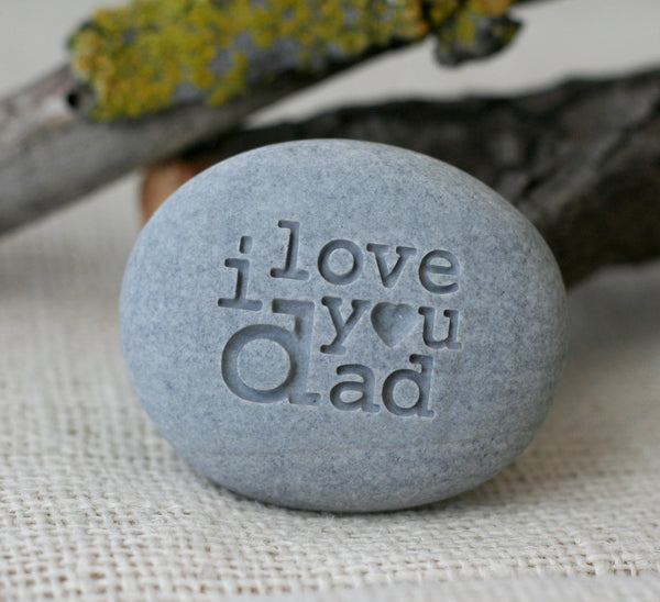 Engraved i love you dad - exclusive design by SJ-Engraving